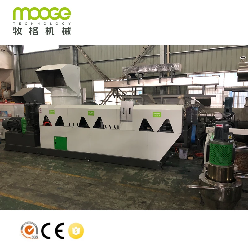 High quality water-ring waste plastic granules making machine