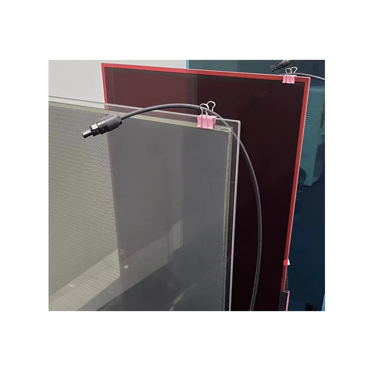 Новый дизайн Pv Bipv Cdte 30% 40% прозрачная тонкопленочная солнечная панель для BIPV