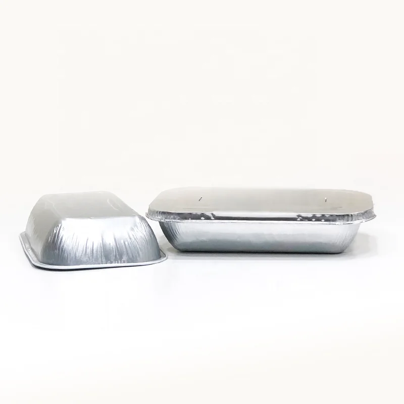 
Fast food disposable aluminum foil container takeaway for food use 
