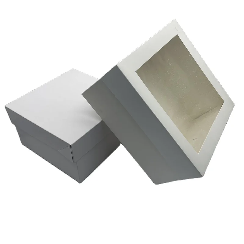 cheap food grade cake box 12x12x6 cupcake box and packaging