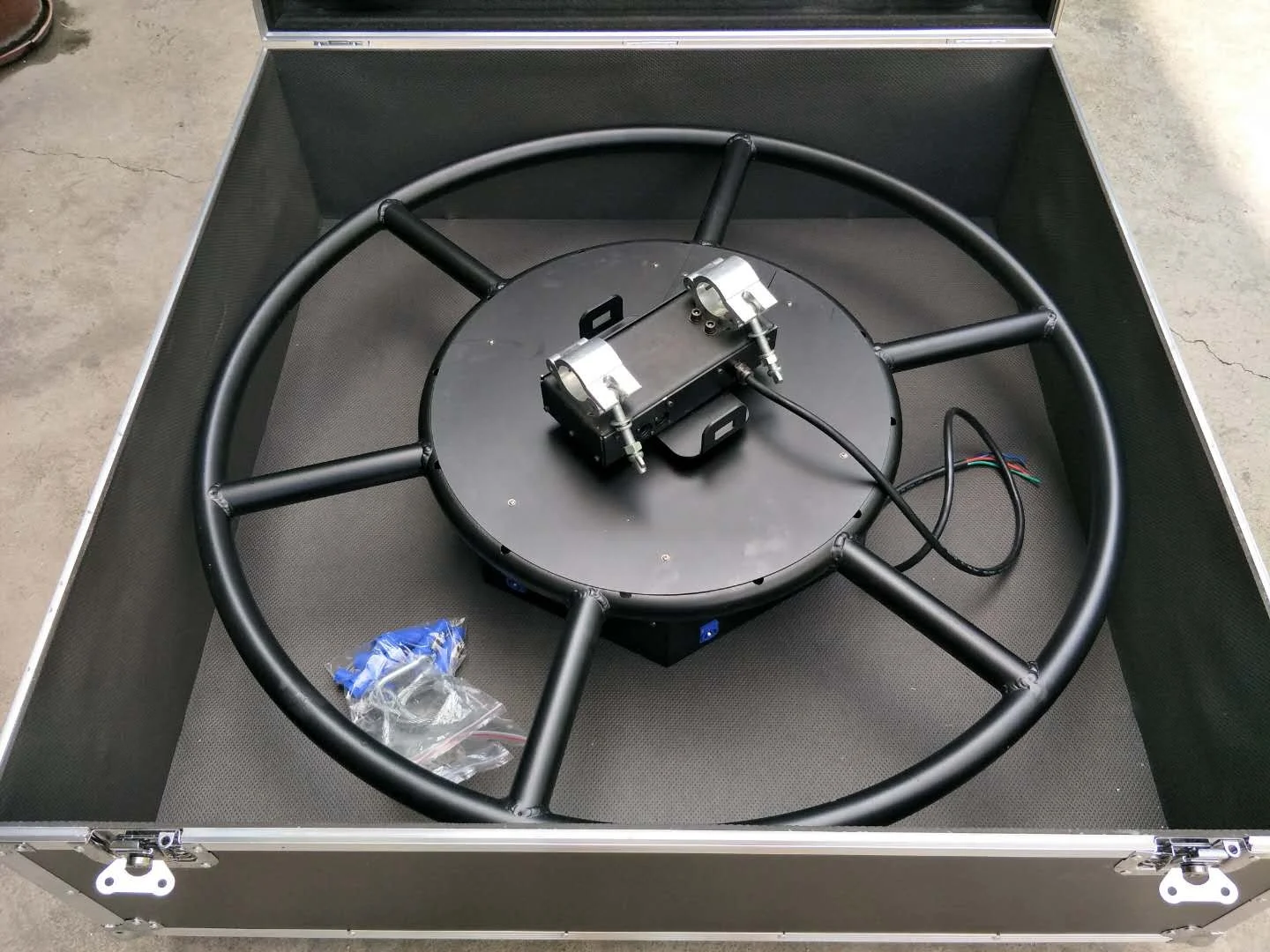 Factory Price Aluminum Mini Stage DJ Lighting Rotating Circle Truss for truss