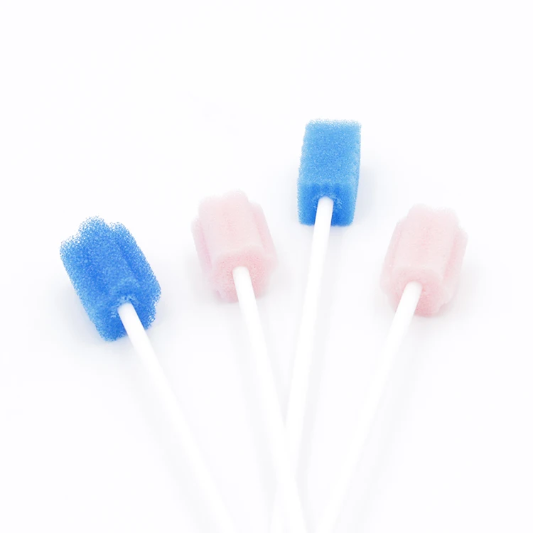 Disposable Medical Patient Mouth Cleaning Sponge Stick Foam Oral Swab