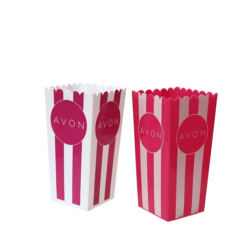 
Popcorn barrel plastic barrel printing can be customized 