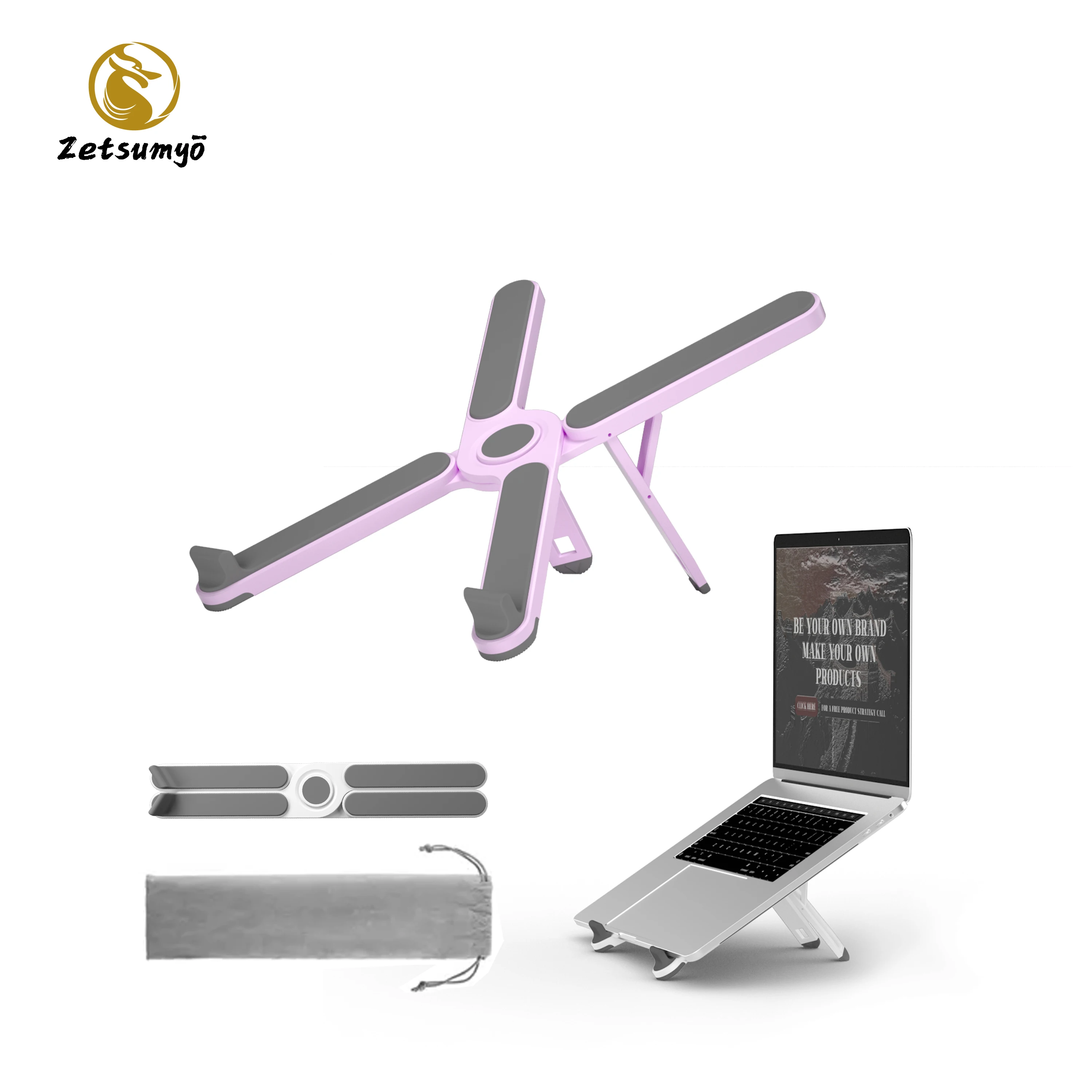 Hot Selling Factory Directly ABS Plastic Flexible Laptop Stand for School Home Office