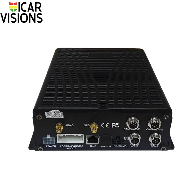 
8CH MOBILE DVR H.264 CCTV DVR with GPS 3G 4G WIFI G-SENSOR supports CMS and Mobile phone remote monitoring 