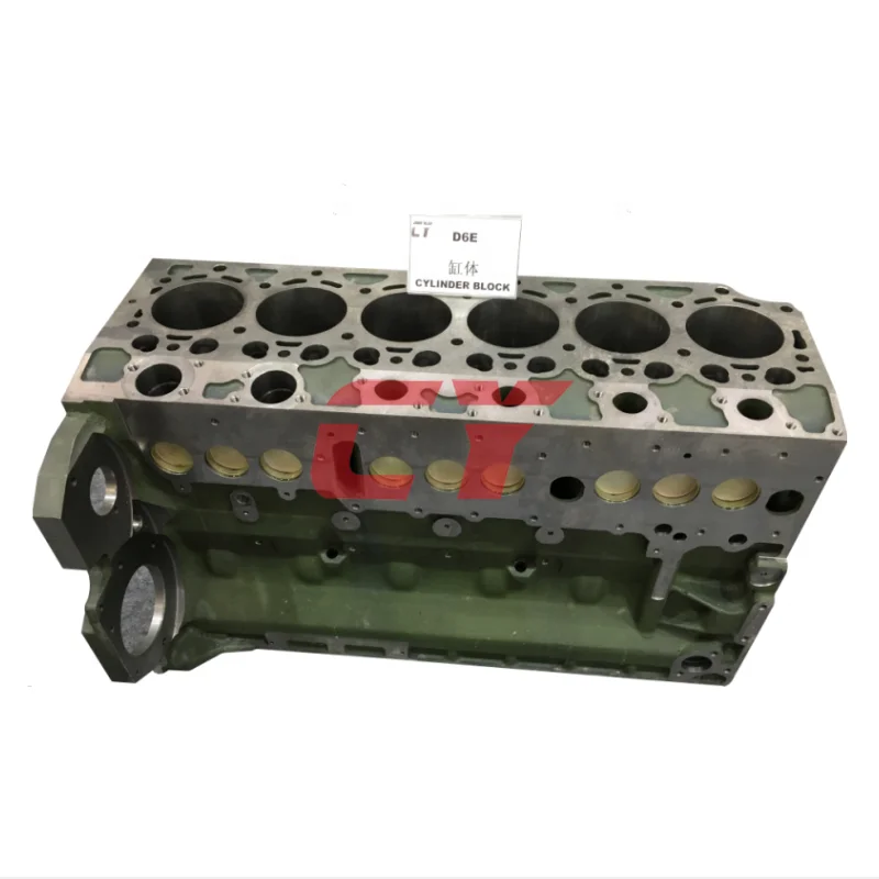 Блок цилиндров двигателя D6E для Экскаватора