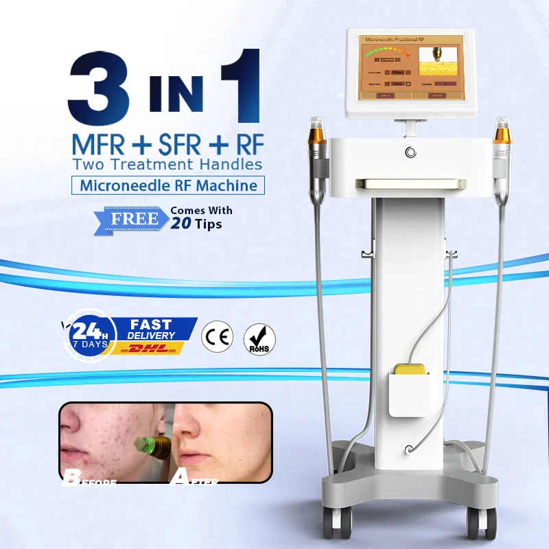 Professional Micro Needling Radio Frequency Skin Care Equipment Microneedle RF Fractional Micro Needle Beauty Salon Machine