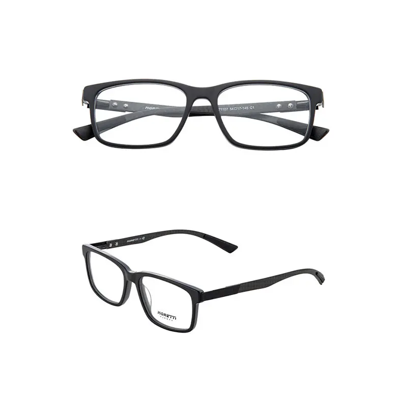 New Fashion Designer Women And Men Glasses Low Priced Acetate Optical Eyewear Black Frame Eyeglasses Frames