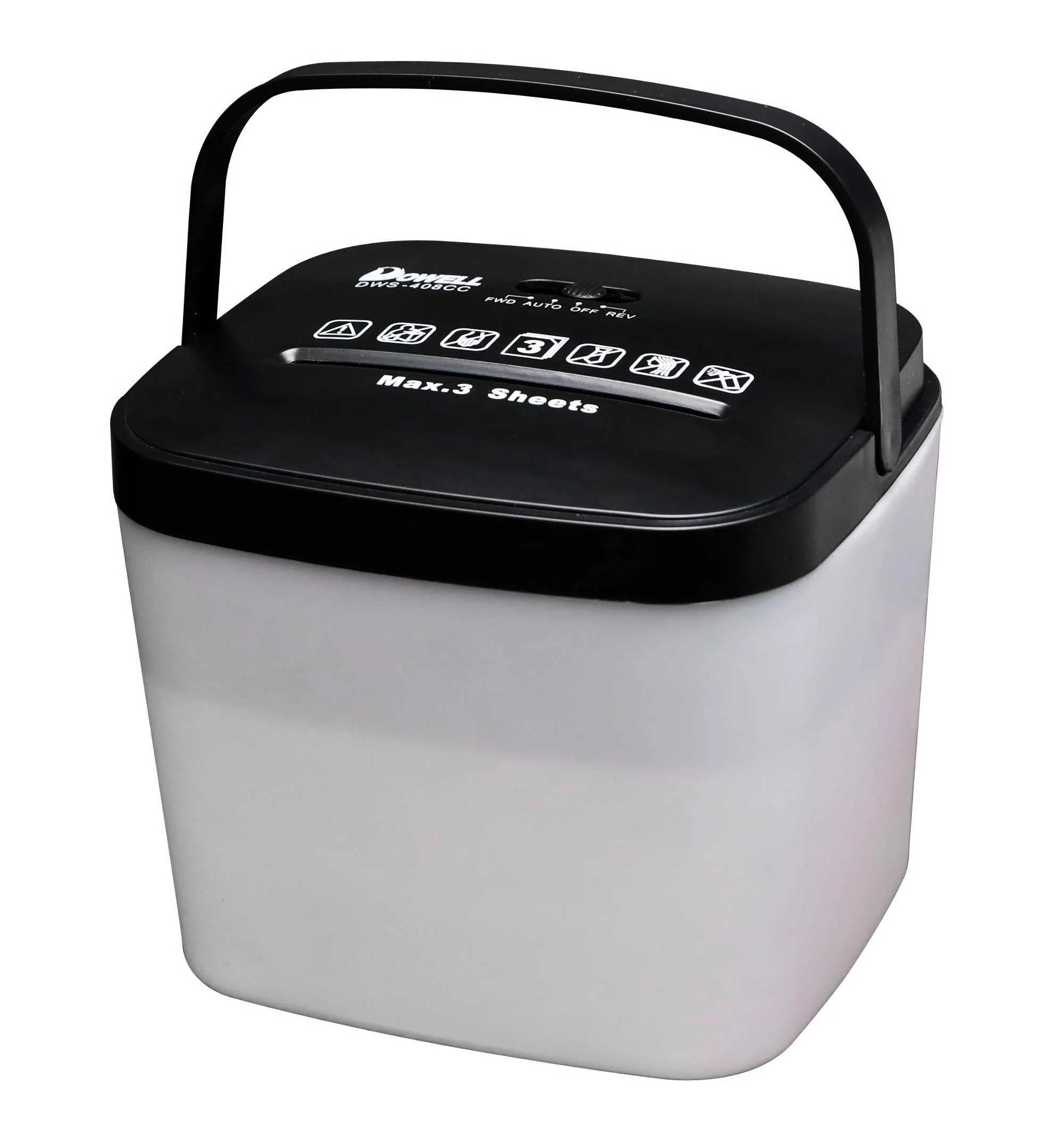 Mini Cute Low Noise Paper Shredder Handheld Portable Multifunctional Button 3L Small Capacity