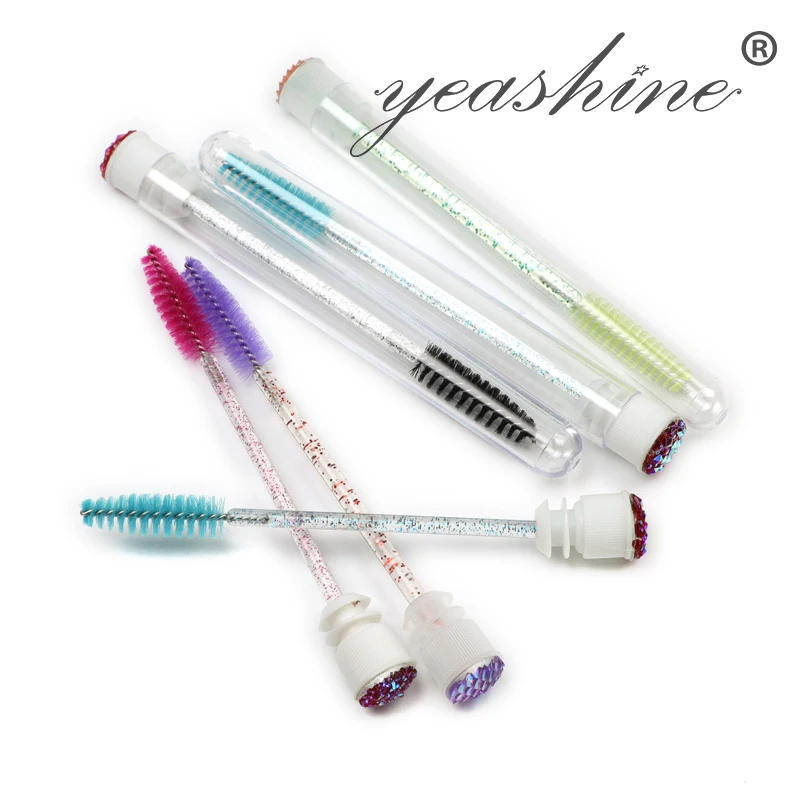 
Lash Spoolies Cleaning Brush With Plastic Tube Makeup Eyelash Extensions Private Label 