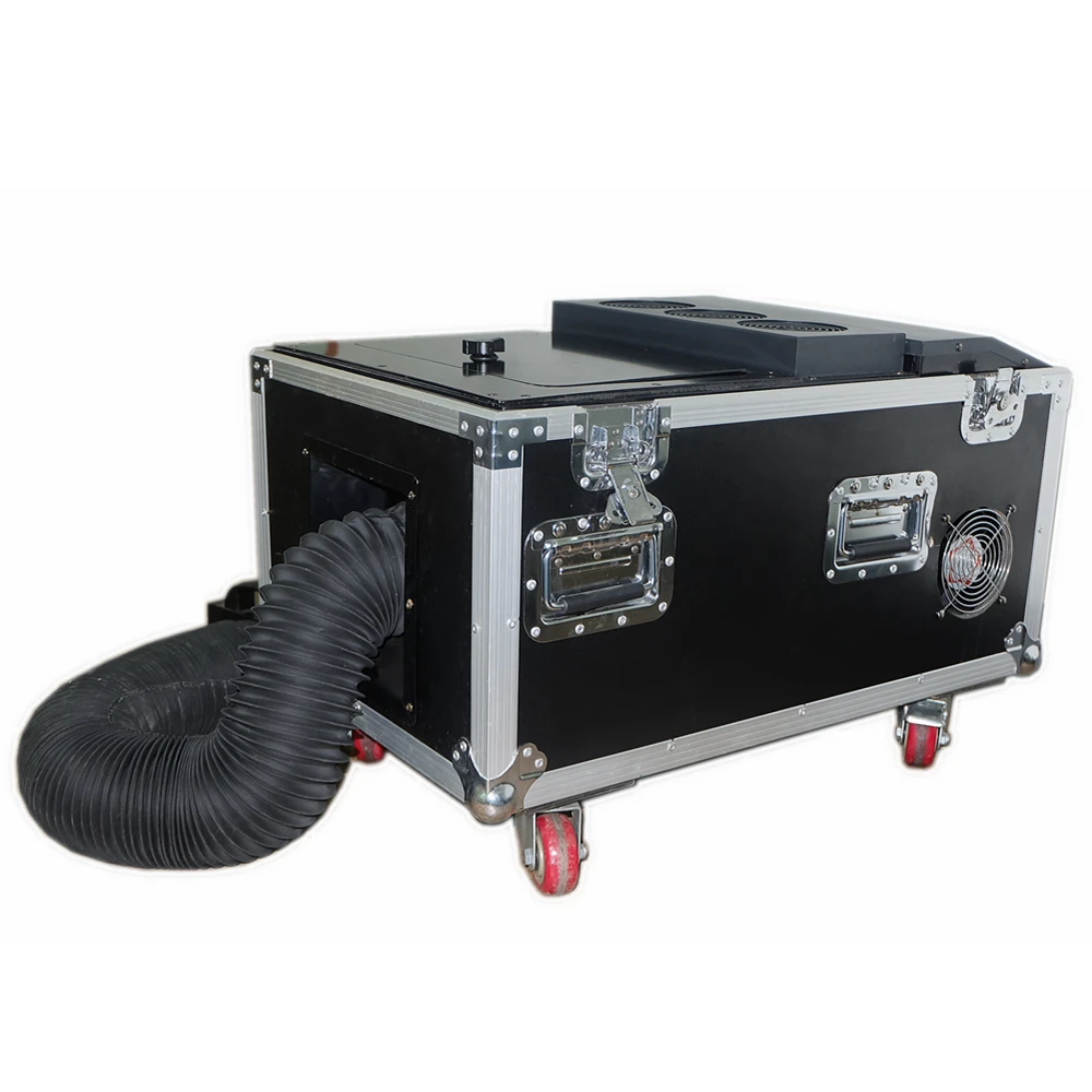 Good Quality 4000W Low Lying Fog Machine Flight Case Smoke Oil DMX512 Controller Stage Equipment Night Club Stage Effect YS-DF3