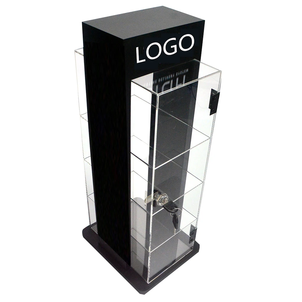 best seller factory Custom RGB LED Acrylic cigarette Tobacco Display showcase Retail Store Desktop Cigarette Smoke Display stand
