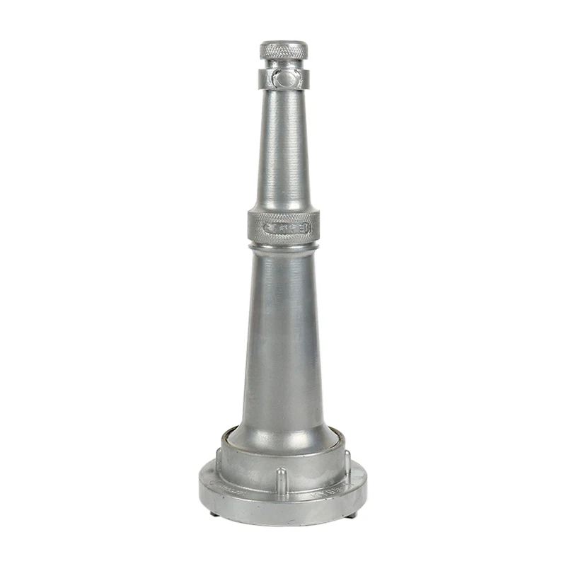 Custom cover head fire nozzle aluminum fire hose nozzle water gun straight quick connection