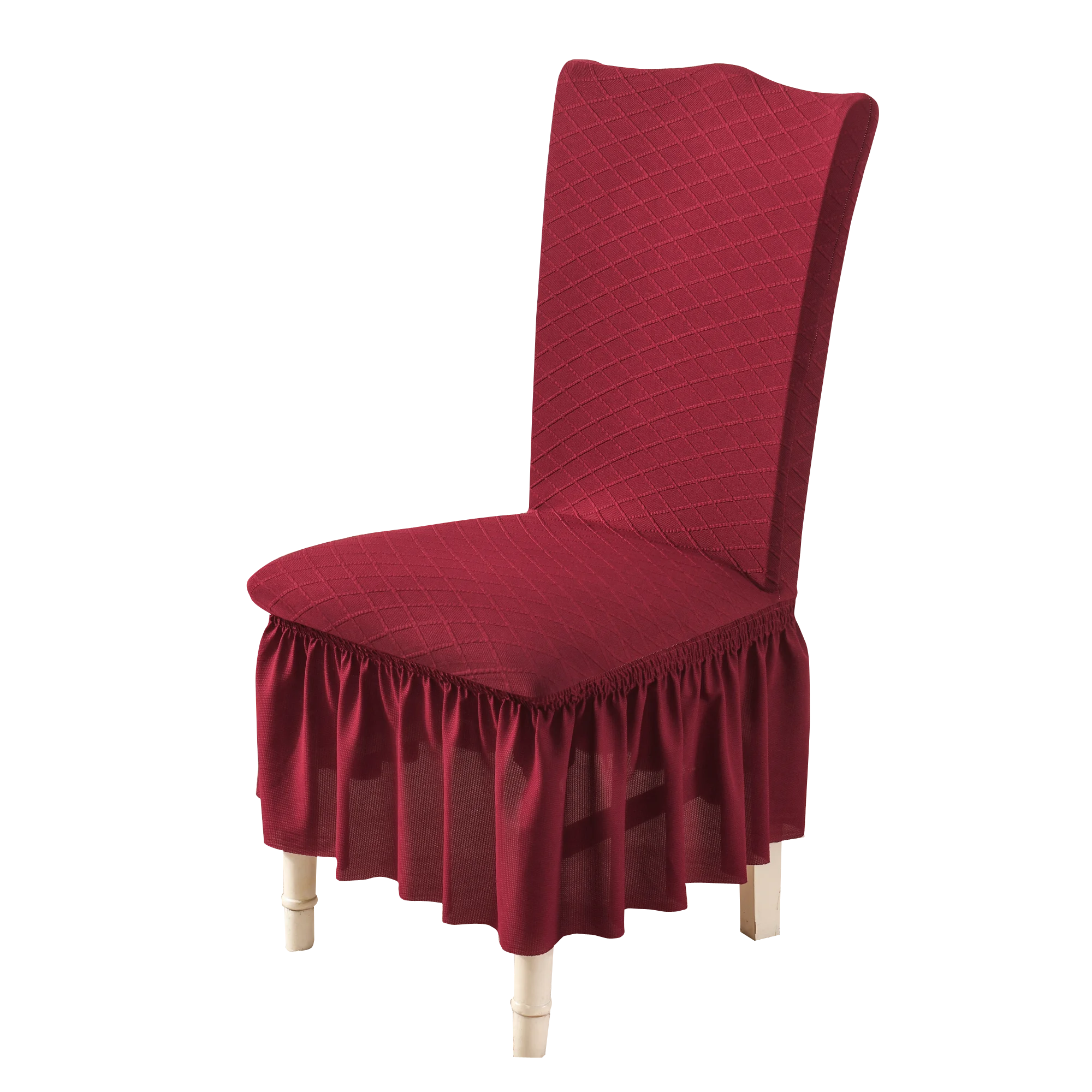 
2020 New European Jacquard Lace Skirt Lace All-inclusive Office Home Chair Cover 