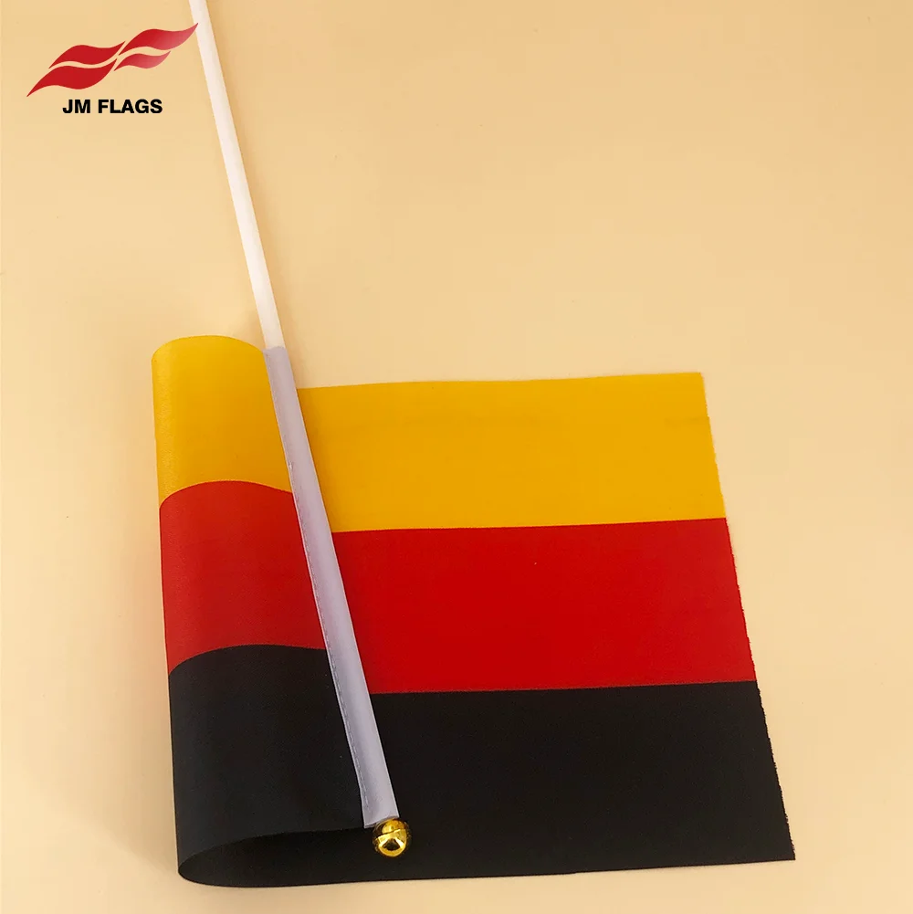 Optimal Products Germany Flag 60*90cm National Flag Decoration Germany Waterproof Hand Waving Flags