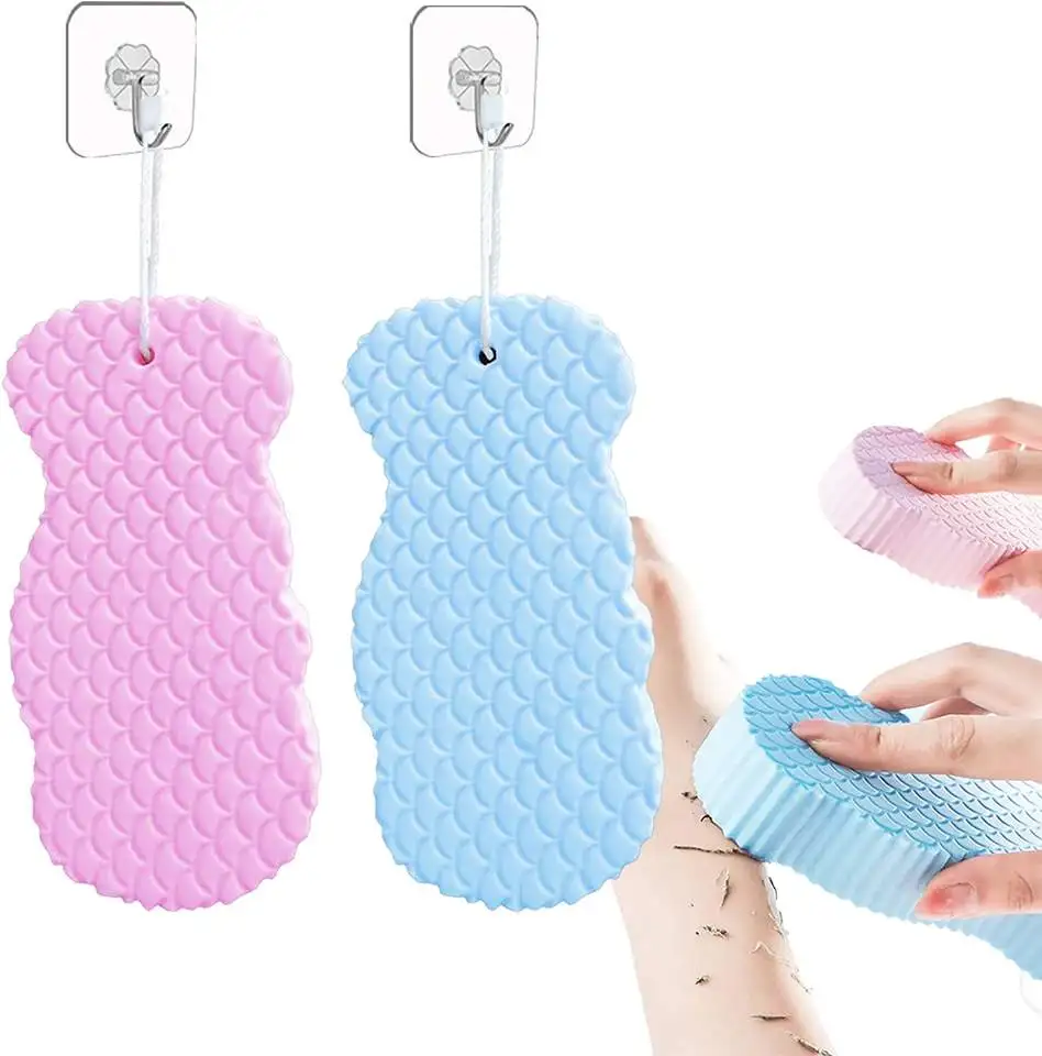 3D Magic Children Bath Sponge Body Exfoliating Dead Skin Sponge Massager Cleaning Shower Brushes Peeling Sponge Glove Clean