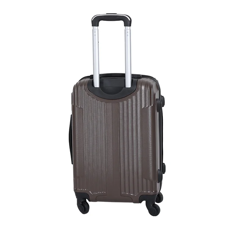 
Customized Logo coffee ABS custom travelling luggage sets carry-on trolley bag 