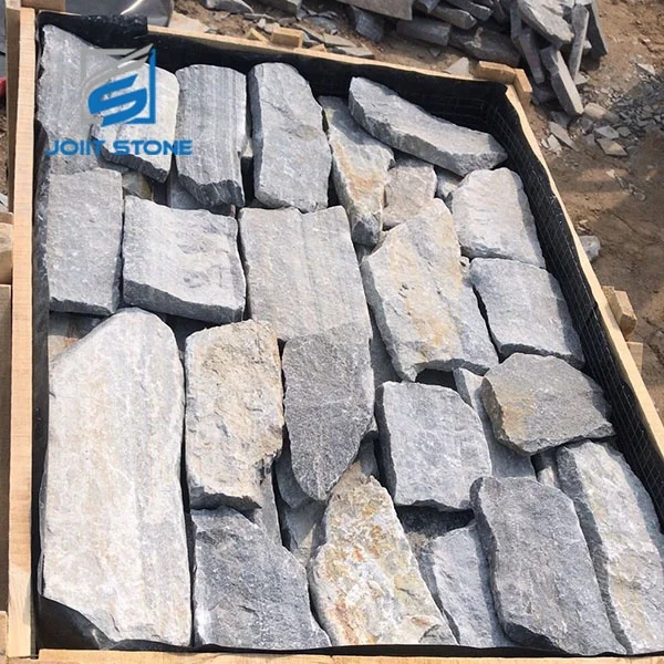 Villa House Wall Decorative Pink Color Natural Quartz Loose Stone Wall