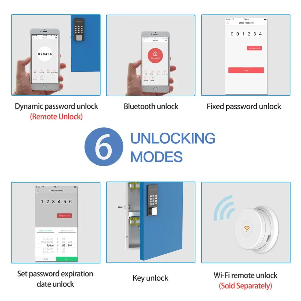 New Upgraded Steel Digital Key Safe Box Outdoor Hanging Lock Box for Keys Safety Box Key