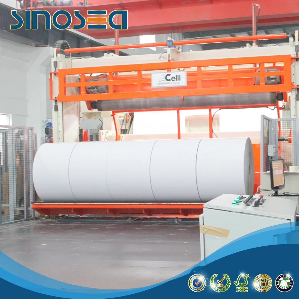 96% whiteness offset paper rolls uncoated woodfree bond printing paper