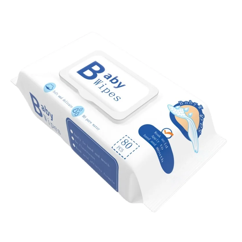 OEM Wholesale Factory Cheap price natural organic biodegradable bamboo baby wet wipes 100% pure water