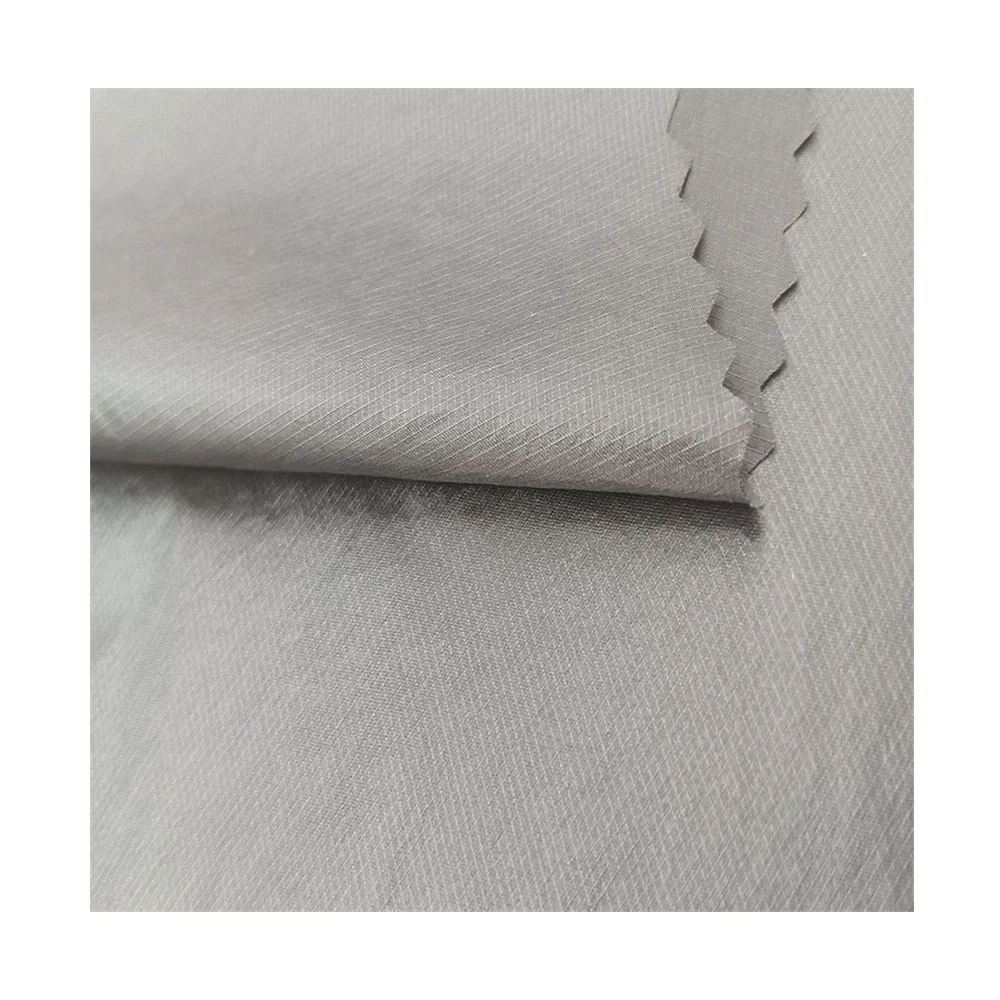 100% nylon 20d 430t 0.08 Shiny Glossy ripstop nylon taffeta fabric thin tracksuit fabric taffeta fabric for down jacket clothing