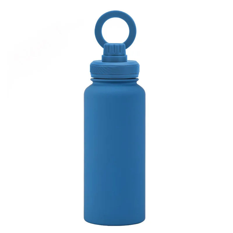 SUXIU OEM Vacuum thermos and hot water bottle Smart Water bottle Vacuum BPA-free sport bottle with silicone treatment