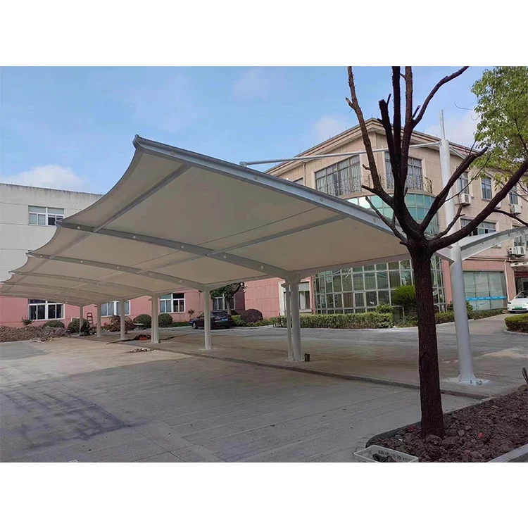 Durable Chinese manufacturer anti-uv pc/pvc sheet roof steel car port
