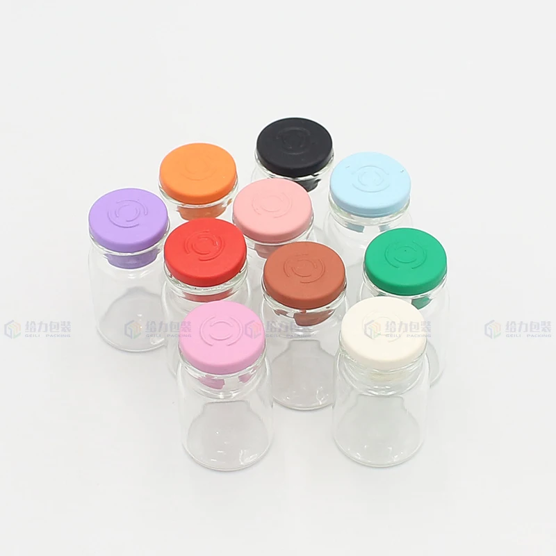 GL Popular Various Size Colored Red Grey White Medical Butyl Rubber Stopper