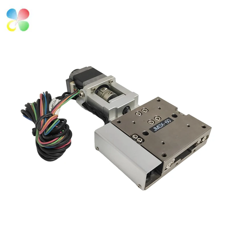 C&K High Quality Steel 40x40mm X Stage Electric Linear Stage Table Trimming Platform Aluminum CNC  Motorized Stage