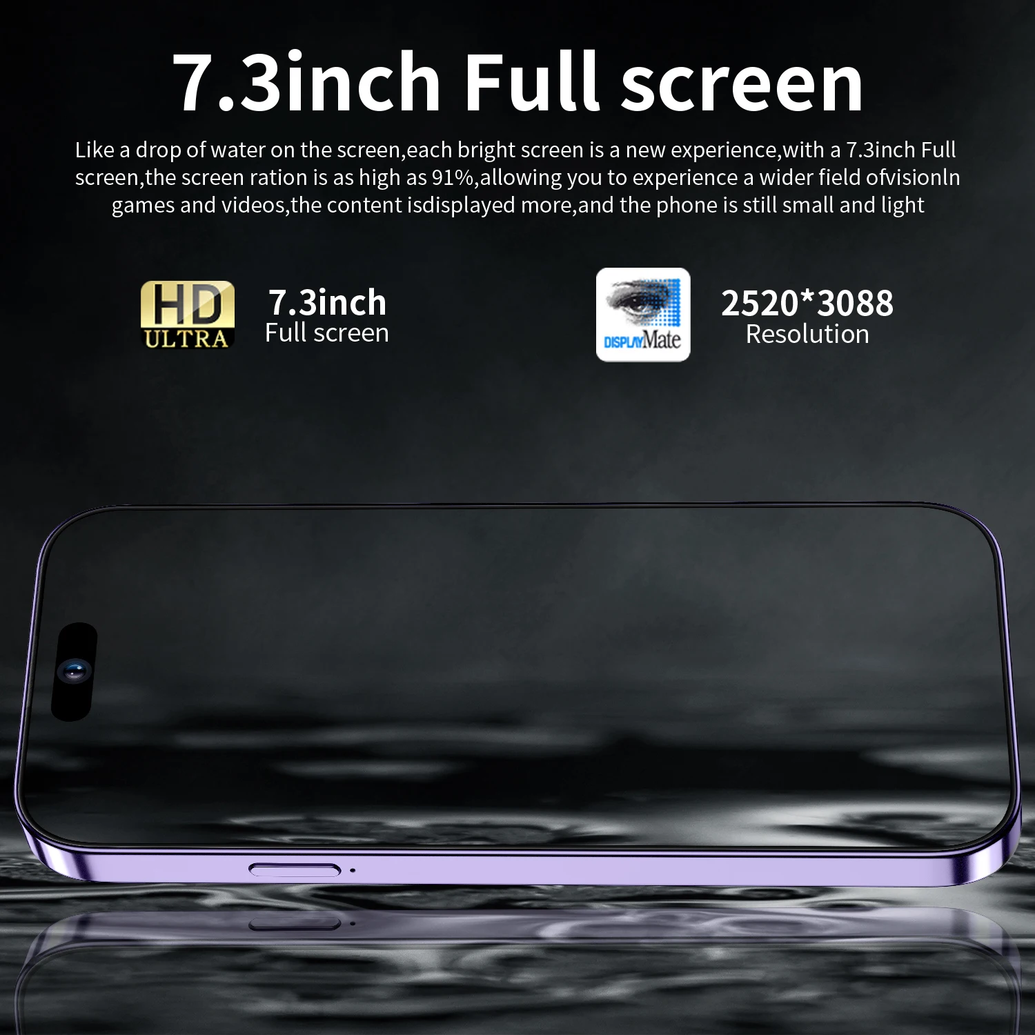 2023 Goophone 14 Pro Max for Sale 6.7 inch 256GB,8GB i15 Pro Max Smartphone Factory Unlocked Cell Phone