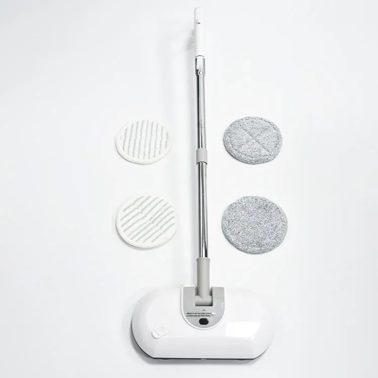 Cordless Electric Spin Mop, Hardwood Floor Cleaner with Built-in 300ml Water Tank,  Scrubber for Hard Floor & Tile