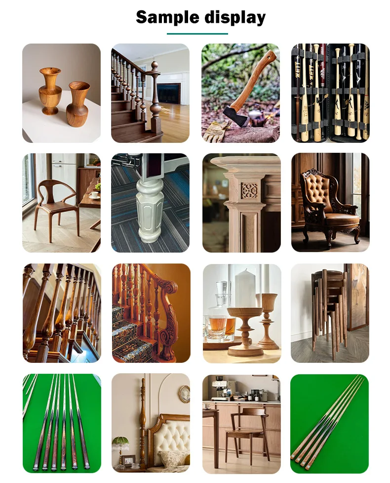 Factory Directly Automatic Feeding Woodworking Lathe Manufacturers Machine Wood Turning and Carving Woodworking CNC Wood Lathe