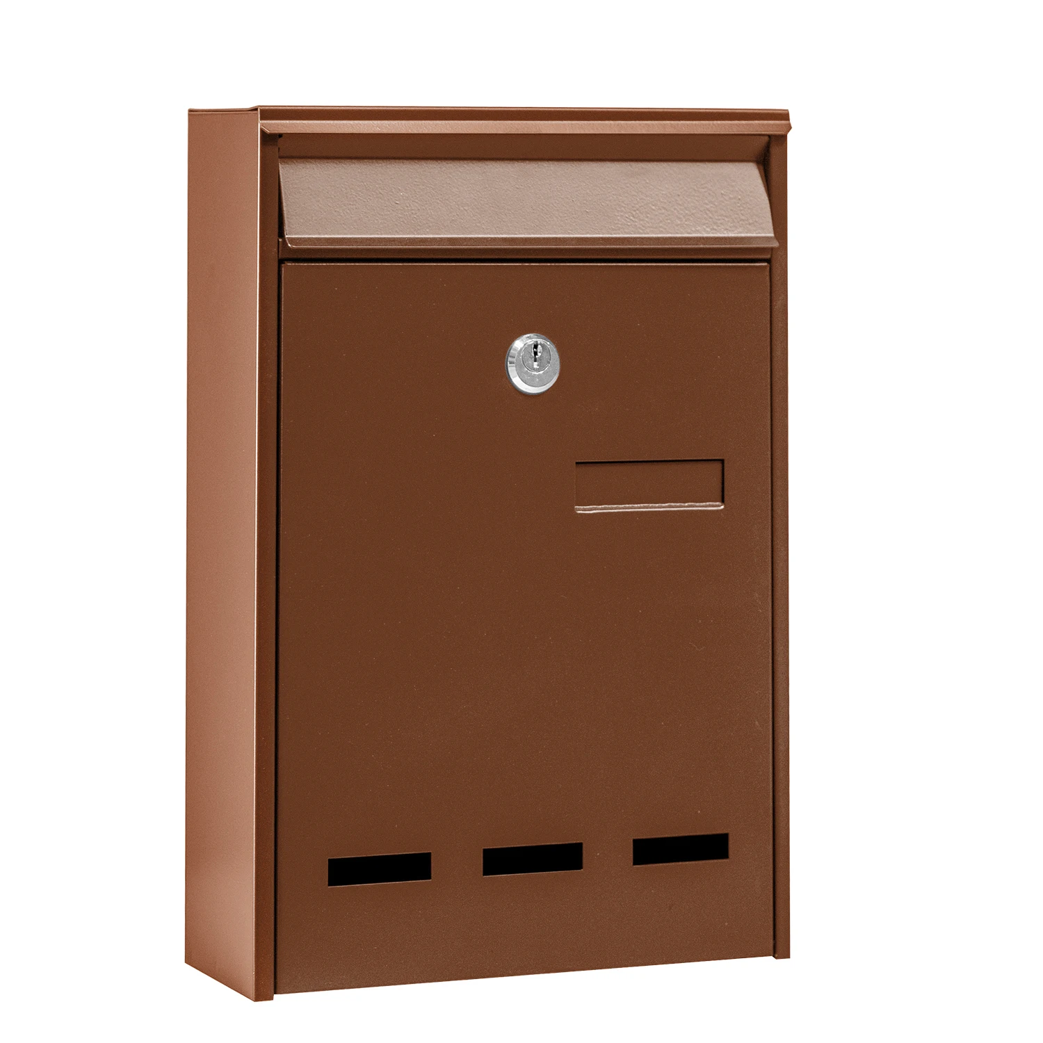 Modern Residential Mailboxes Freestanding Smart Parcel Delivery Box with Post Christmas for Apartment or Home Use