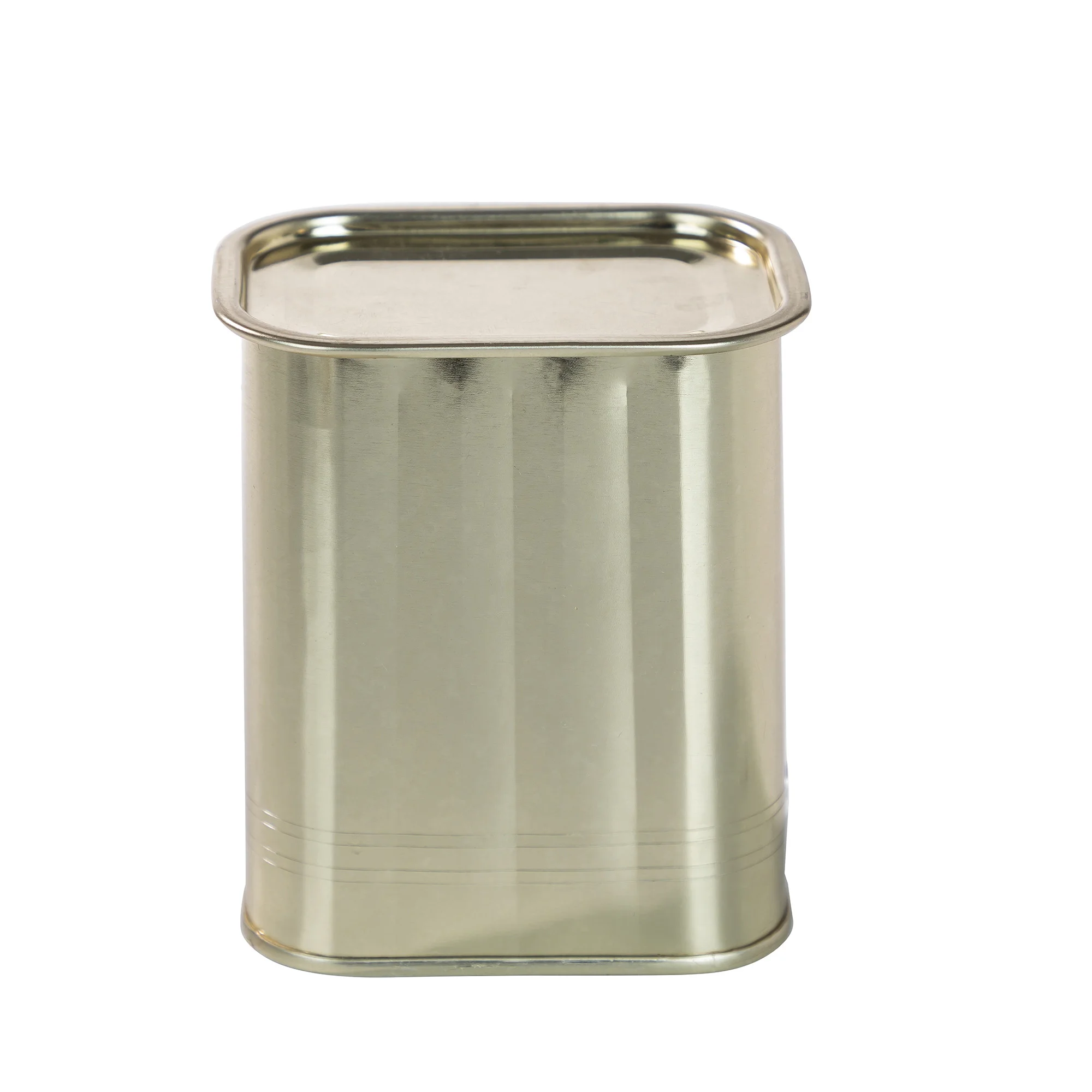 701# Recyclable Metal Empty Trapezoidal Tin Can for Meat Packaging