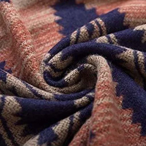 2022 European And American Fashion Split Big Shawl Cloak Retro Fashion Simple Shawl Woman