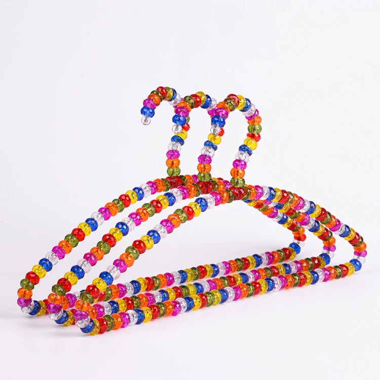 Pearl Beads Clothes Hangers Wholesale Kid Hangers with Pearls