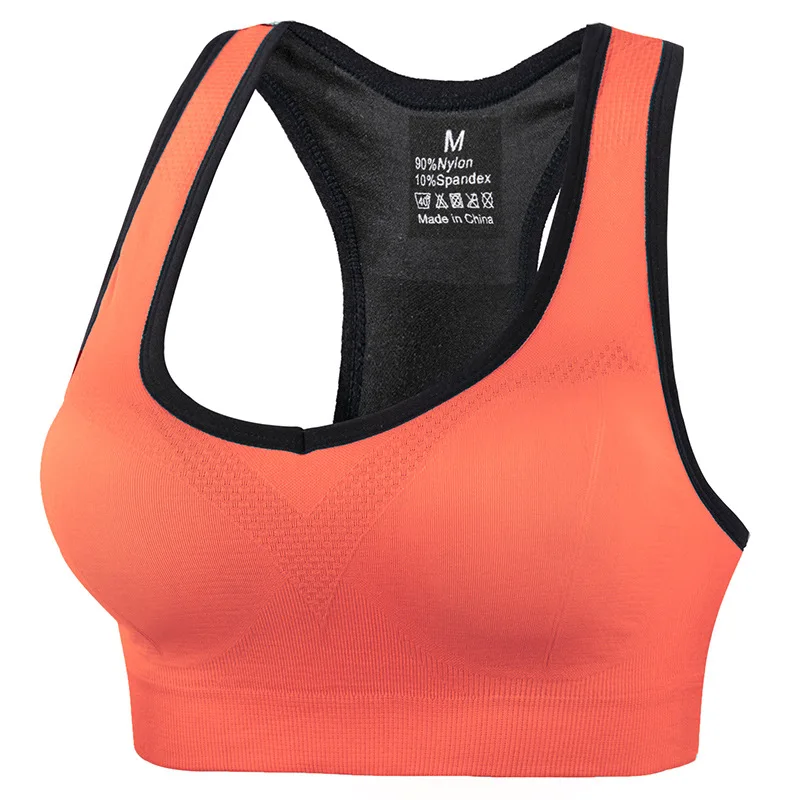 Shunaier Hot Selling Exercise activewear Breathable Fitness Top Big Seamless Gym Cross Back Sports High Impact Yoga Sports Bra