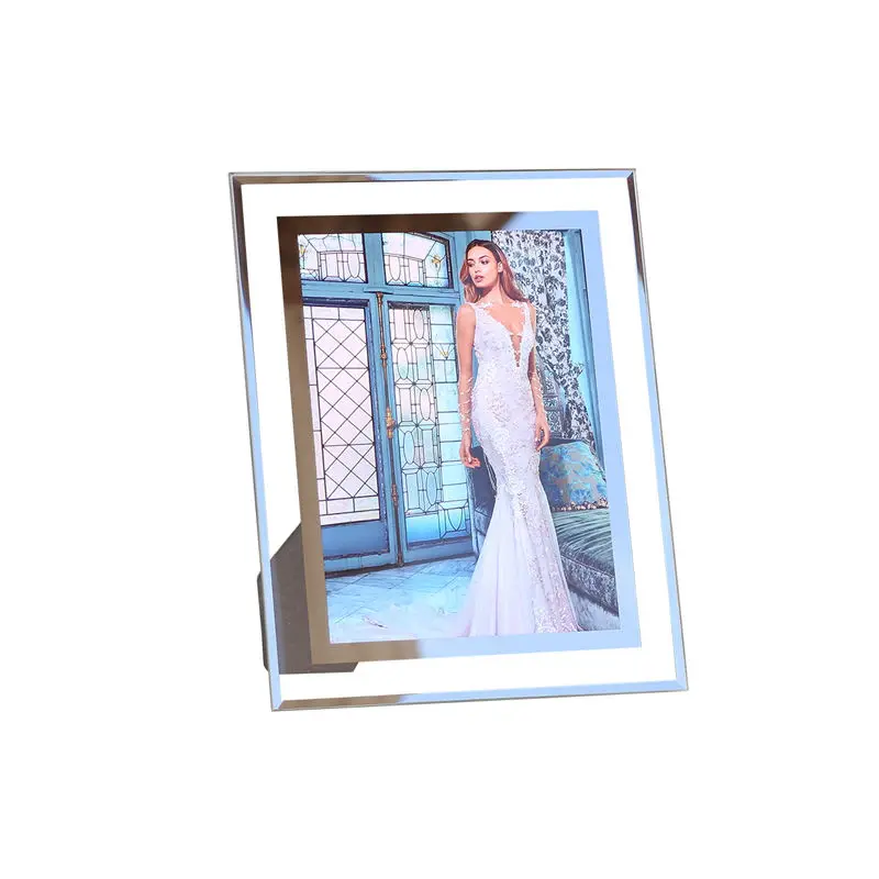 Wholesale Glass Mirror Photo Frames 6inch Certificate Frame Silk-screen Printing