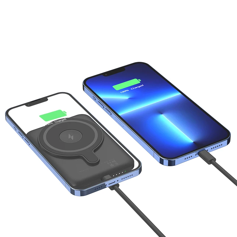 2022 New Product Ultra Slim Magnet Power Bank Fast Charger Wireless Magnetic Power Bank For iPhone 14 14 Pro 14 Plus 14 Pro Max
