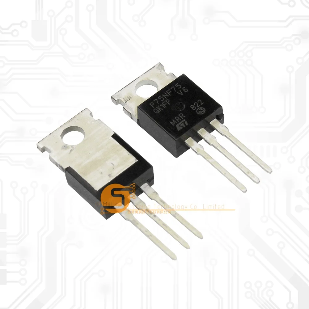 ТРАНЗИСТОР STP75NF75 TO-220 P75NF75 75N75 MOSFET