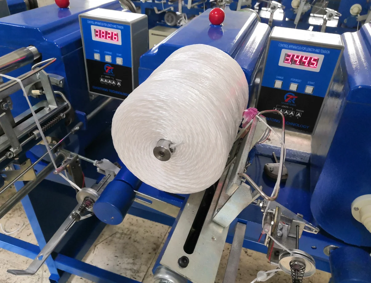 High Speed Spool Winder Winding Machine For PP Raffia Film Split Film twine Winding