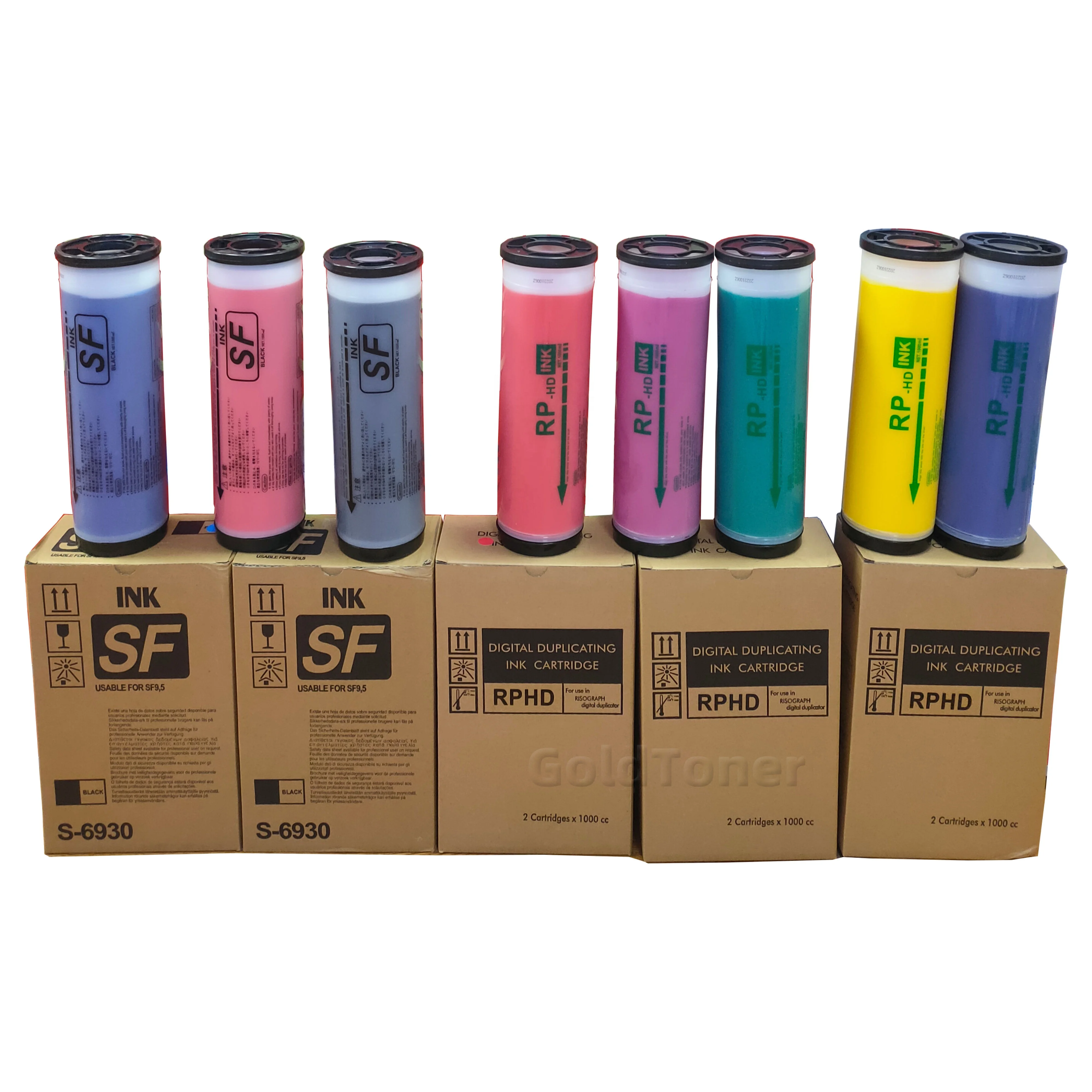 For use in RISOs RISOGRAPHs RP3700 3770 3790 CopyPrinter Compatible Digital Duplicator RP HD Color Ink