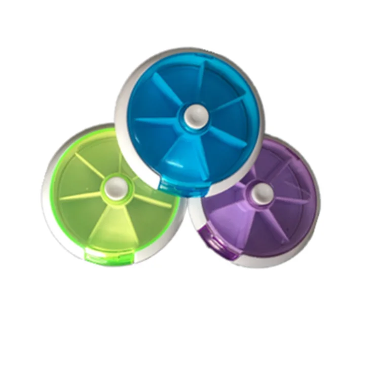 Factory sale 7 grid seven days pill storage cases plastic box portable travel kit for travel 7 compartments sealed Pill Box