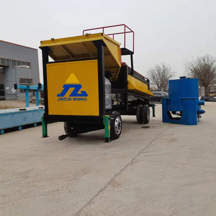 Big Capacity Diamond Locating Gold Washing Machine Plant Used in Panning Project