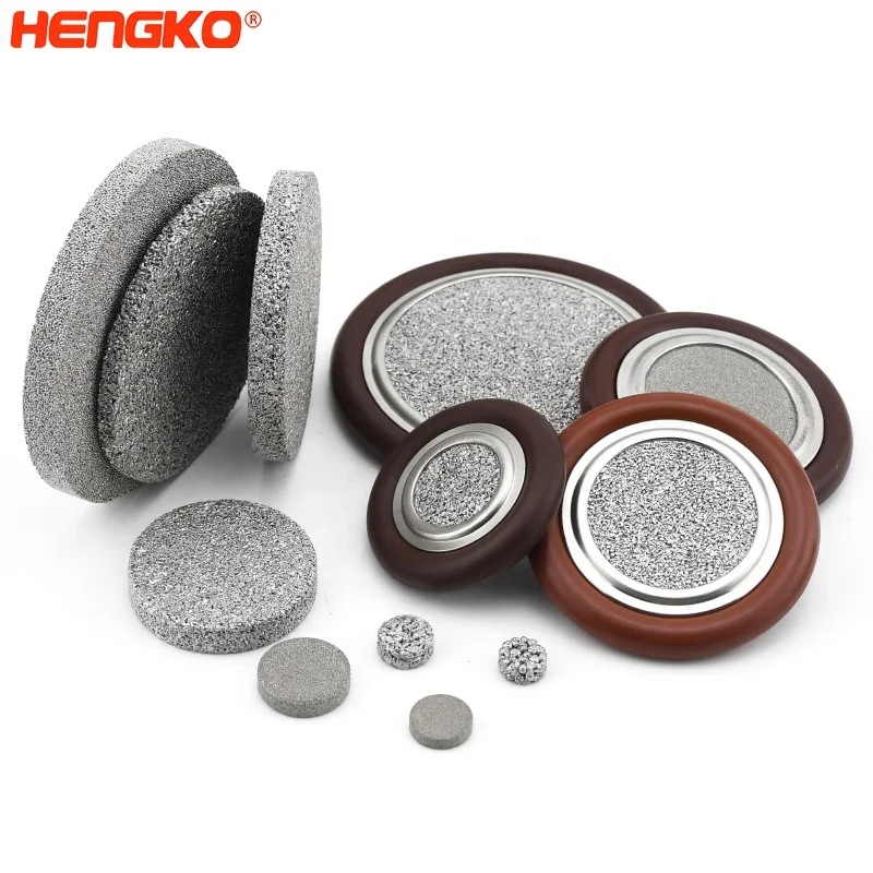 Customize Different Size High Quality Sintered Porous Metal Powder Stainless Steel 304 316L Filter Disc