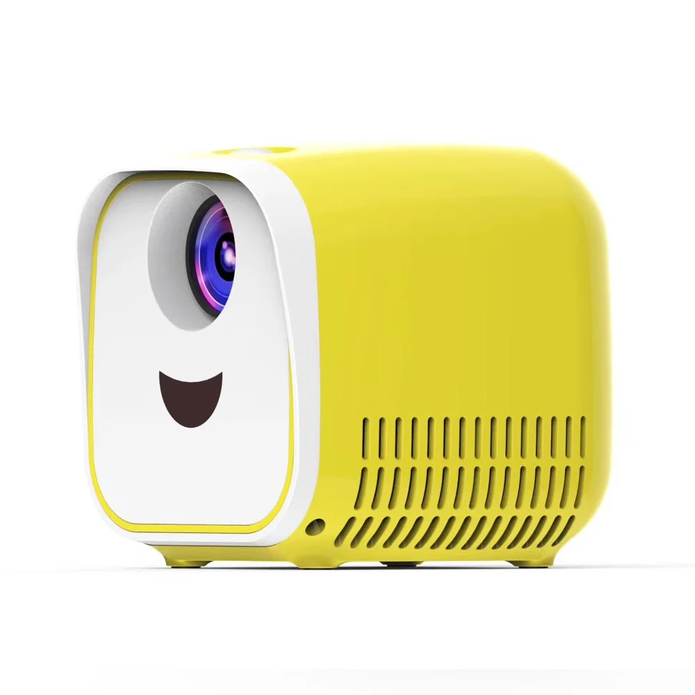 Lien L1 Home Family Multi-Funactional 1080P Pocket Portable Kids Presents Black Yellow Cheap Mini LED Projector