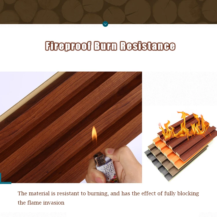 Solid Home Walls Board Vertical Decor Wooden Paneling Cladding Interior Design Ceiling Fluted 3D Decorative Pvc Wood Wall Panel