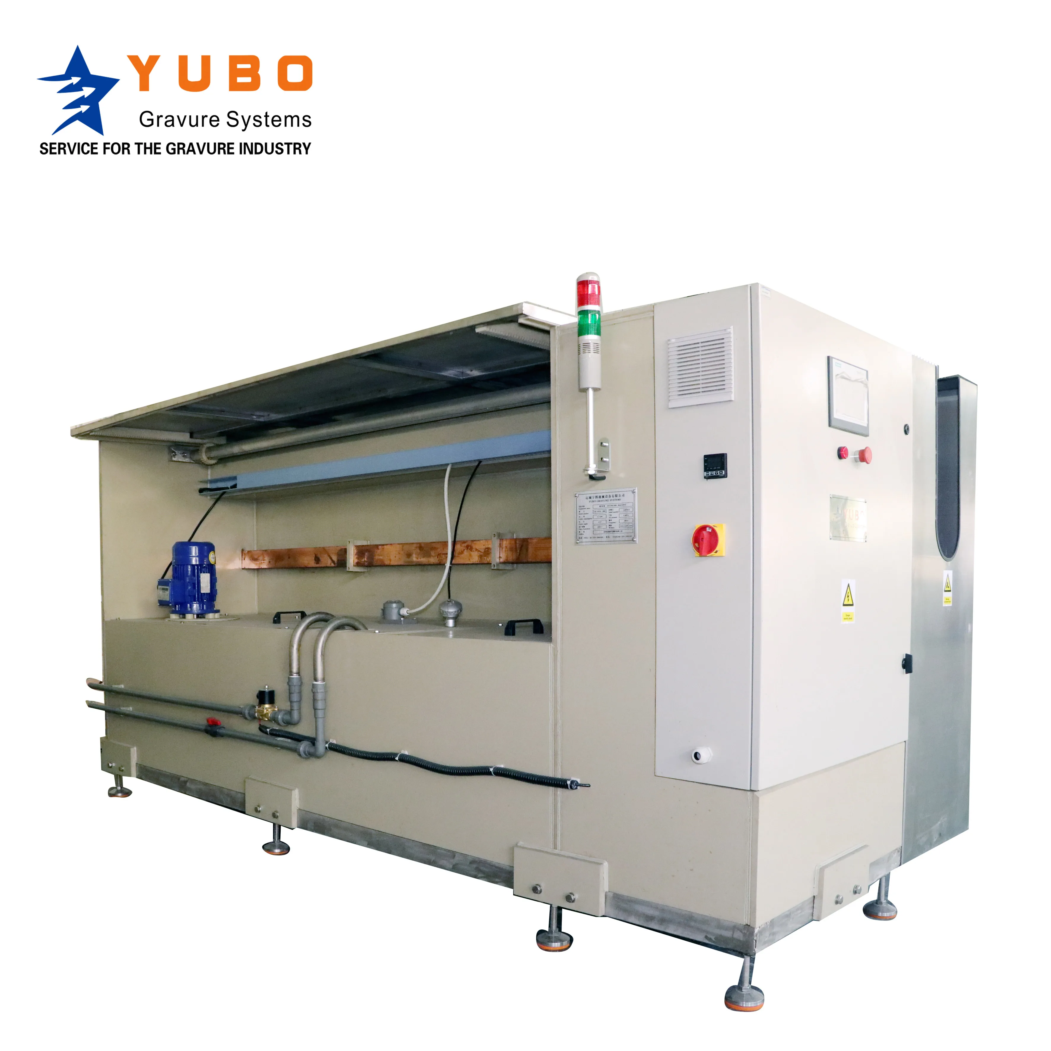 Dechrome machine  for Chrome surface remove rotogravure cylinder