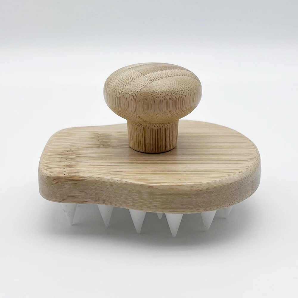 Custom Scalp Massage Brush Shampoo Hair Scrub Dandruff Removal And Hair Growth Silicone Scalp Massager